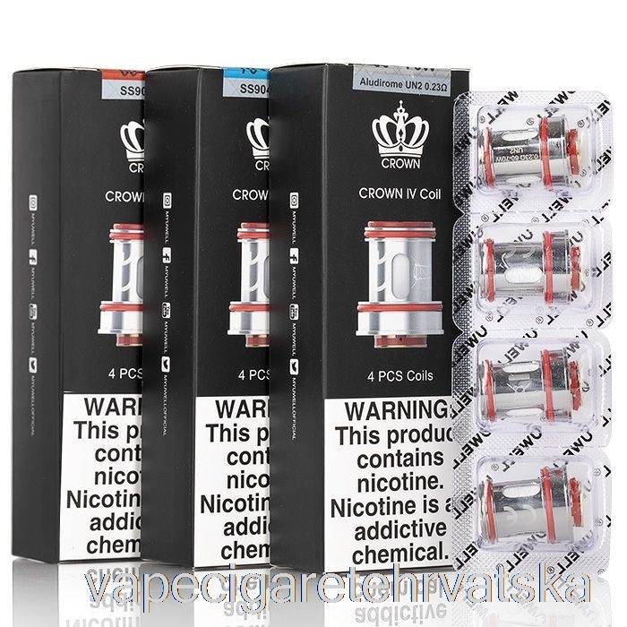 Vape Hrvatska Uwell Crown 4 Zamjenske Zavojnice 0.23ohm Un2 Fecral Mesh Zavojnice